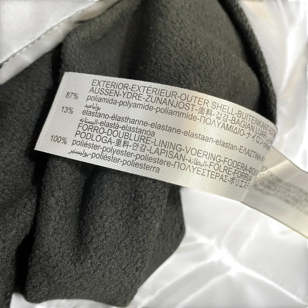 Zara Black X-Large New w/Tags‎ Ski Pants Slim Polyamide Blend Zip Leg